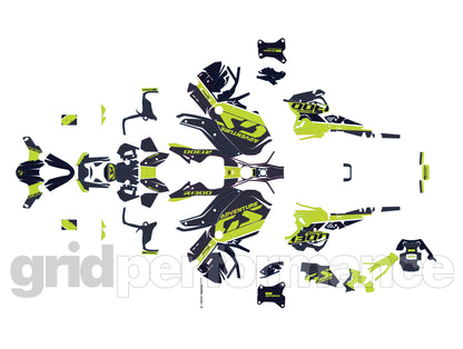 Motorcycle Fairing Decal Vinyl Sticker Kit – For BMW R1300GS ADV Adventure Type (14-3)