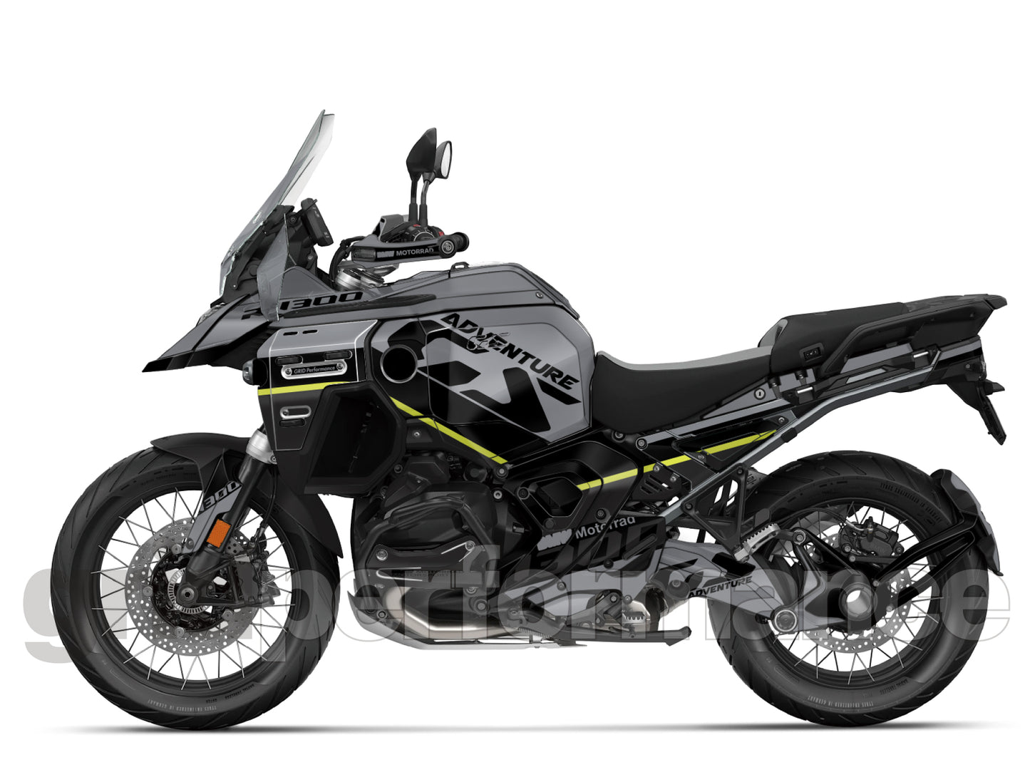 Motorcycle Fairing Decal Vinyl Sticker Kit – For BMW R1300GS ADV Adventure Type (14-5)