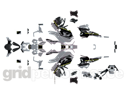 Motorcycle Fairing Decal Vinyl Sticker Kit – For BMW R1300GS ADV Adventure Type (14-5)