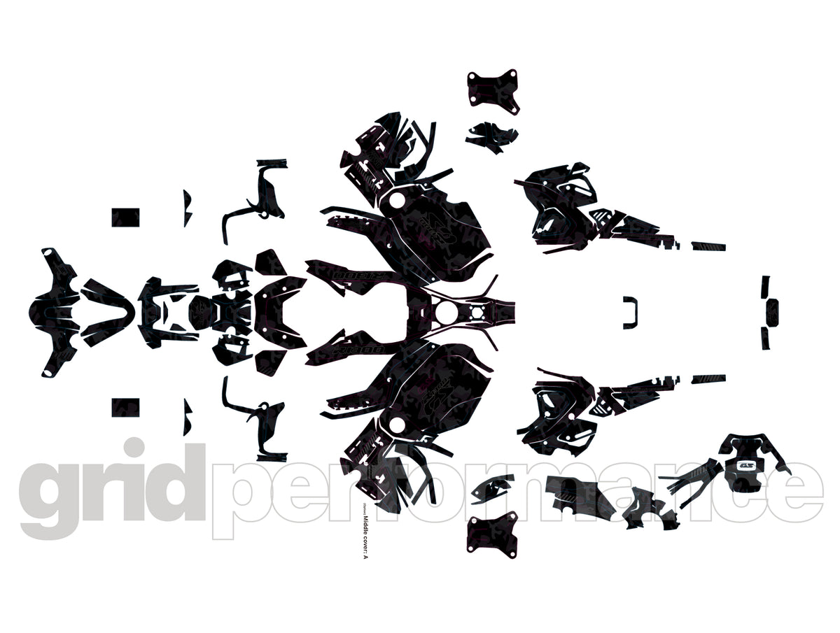 BMW R1300GS ADV Adventure Graphic Decal Sticker Kit (15-1.Camo)