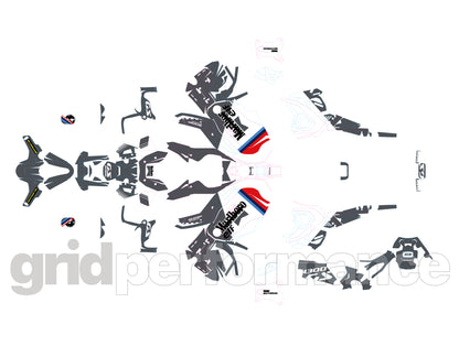 BMW R1300GS ADV Adventure Graphic Decal Sticker Kit (17-5.Marlbo)