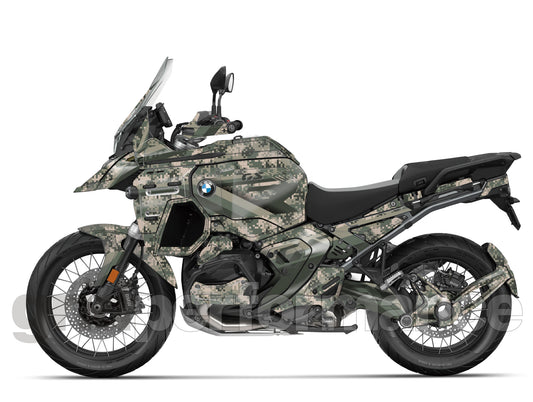 BMW R1300GS ADV Adventure Graphic Decal Sticker Kit (2-1.Tactical Camo)