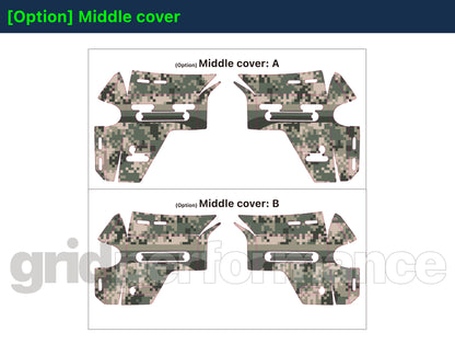BMW R1300GS ADV Adventure Graphic Decal Sticker Kit (2-1.Tactical Camo)
