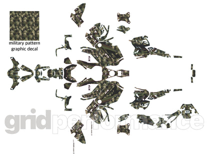 BMW R1300GS ADV Adventure Graphic Decal Sticker Kit (2-2.Tactical Camo)