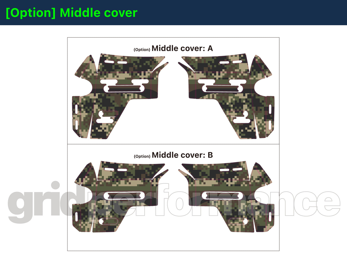 BMW R1300GS ADV Adventure Graphic Decal Sticker Kit (2-2.Tactical Camo)
