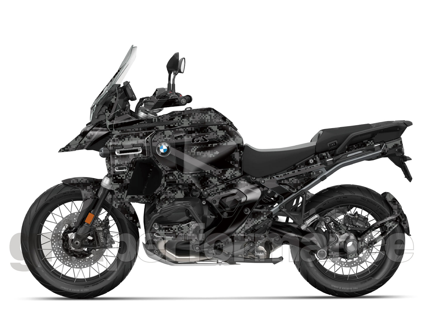 BMW R1300GS ADV Adventure Graphic Decal Sticker Kit (2-5.Tactical Camo)
