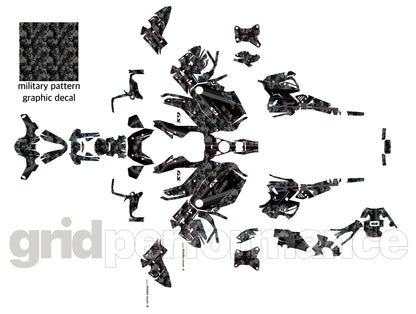 BMW R1300GS ADV Adventure Graphic Decal Sticker Kit (2-5.Tactical Camo)