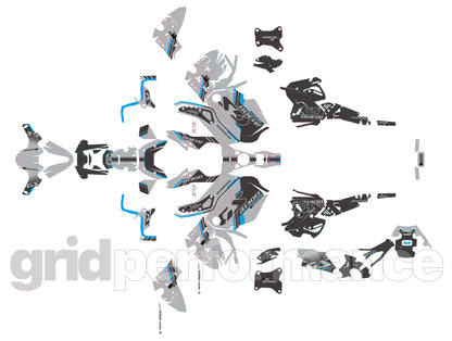 BMW R1300GS ADV Adventure Graphic Decal Sticker Kit (3-1.DSL)