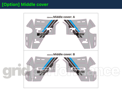 BMW R1300GS ADV Adventure Graphic Decal Sticker Kit (3-1.DSL)