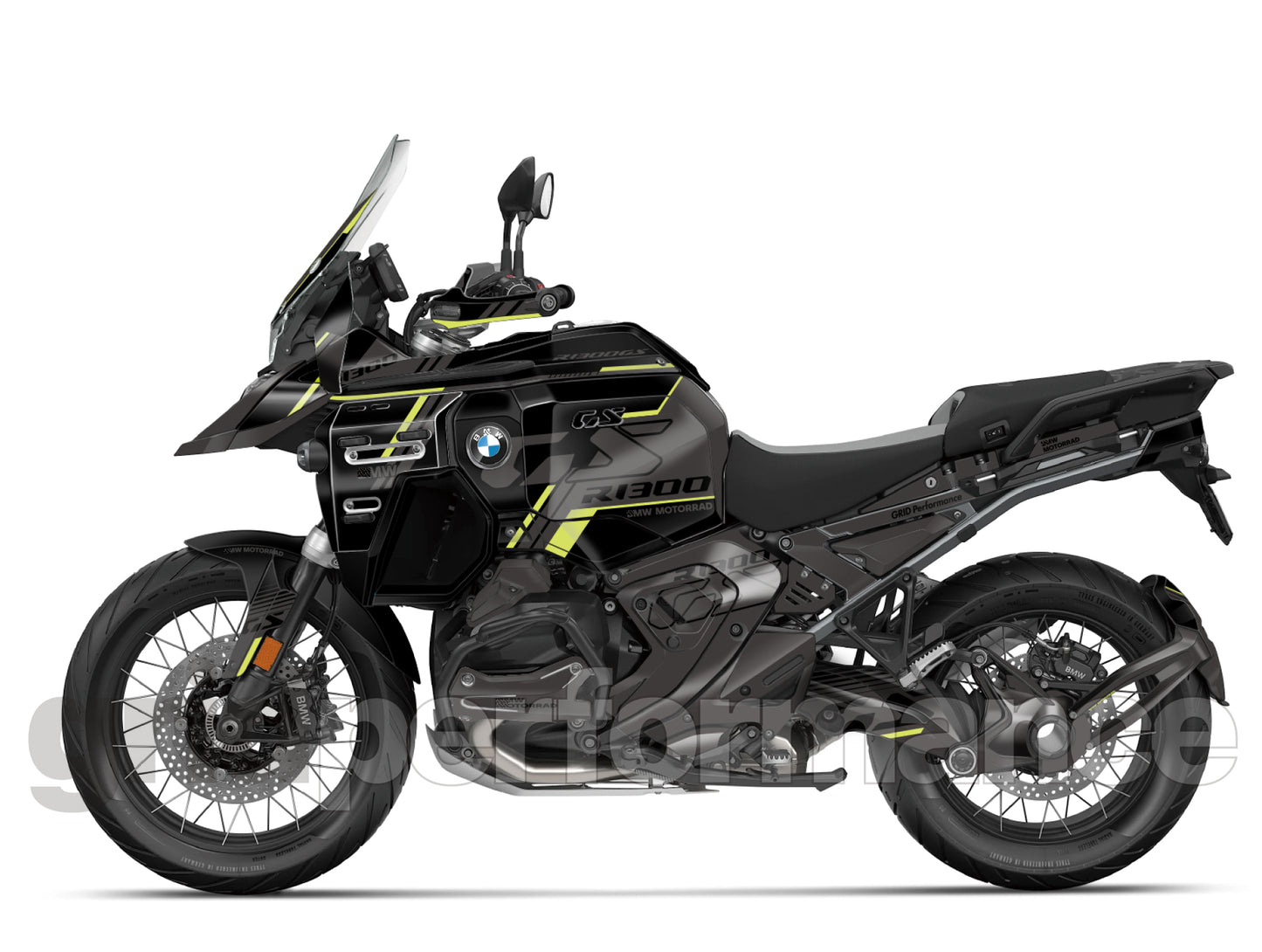 BMW R1300GS ADV Adventure Graphic Decal Sticker Kit (3-2.DSL)