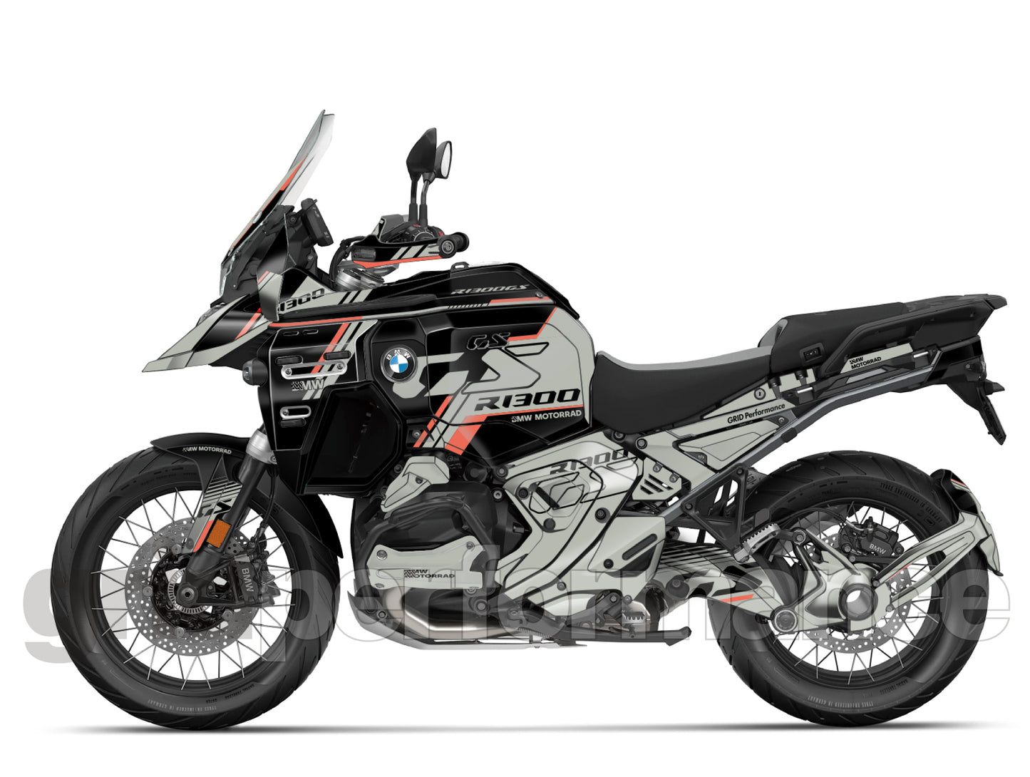 BMW R1300GS ADV Adventure Graphic Decal Sticker Kit (3-3.DSL)