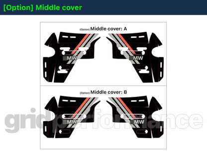 BMW R1300GS ADV Adventure Graphic Decal Sticker Kit (3-3.DSL)