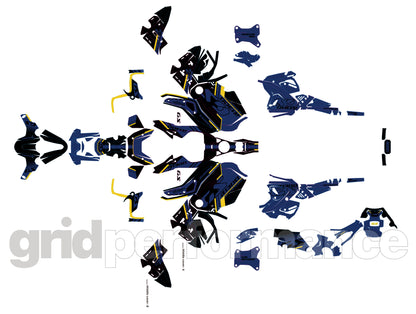 BMW R1300GS ADV Adventure Graphic Decal Sticker Kit (3-4.DSL)
