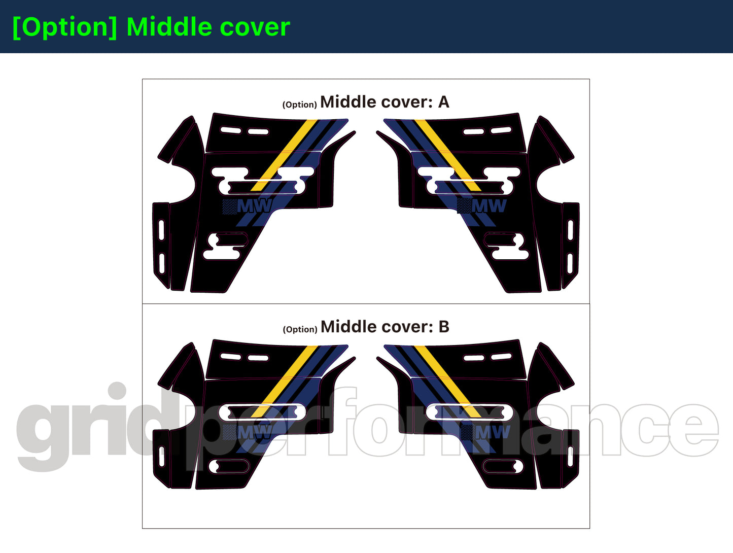 BMW R1300GS ADV Adventure Graphic Decal Sticker Kit (3-4.DSL)