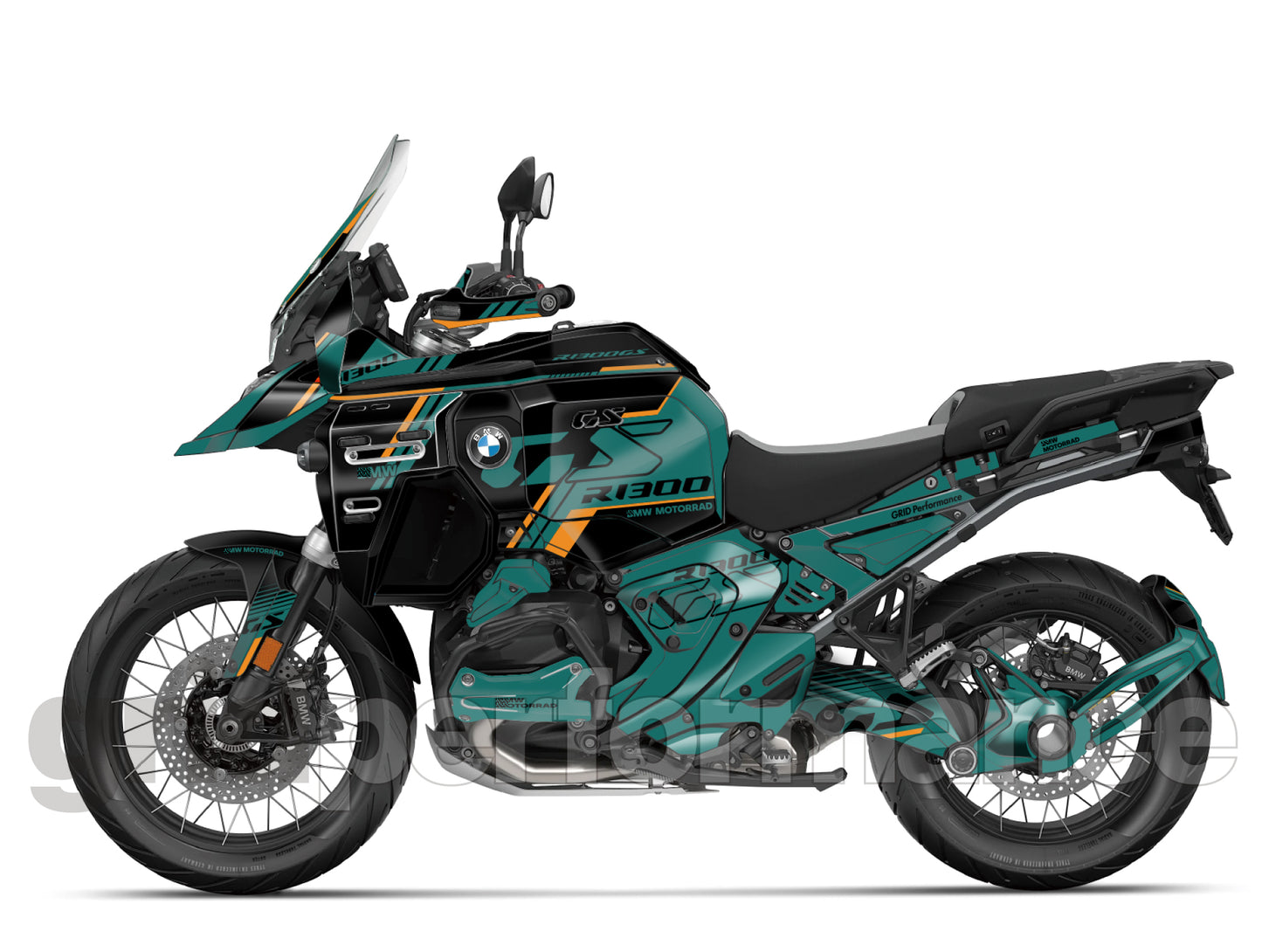 BMW R1300GS ADV Adventure Graphic Decal Sticker Kit (3-5.DSL)