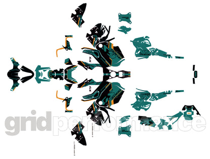 BMW R1300GS ADV Adventure Graphic Decal Sticker Kit (3-5.DSL)