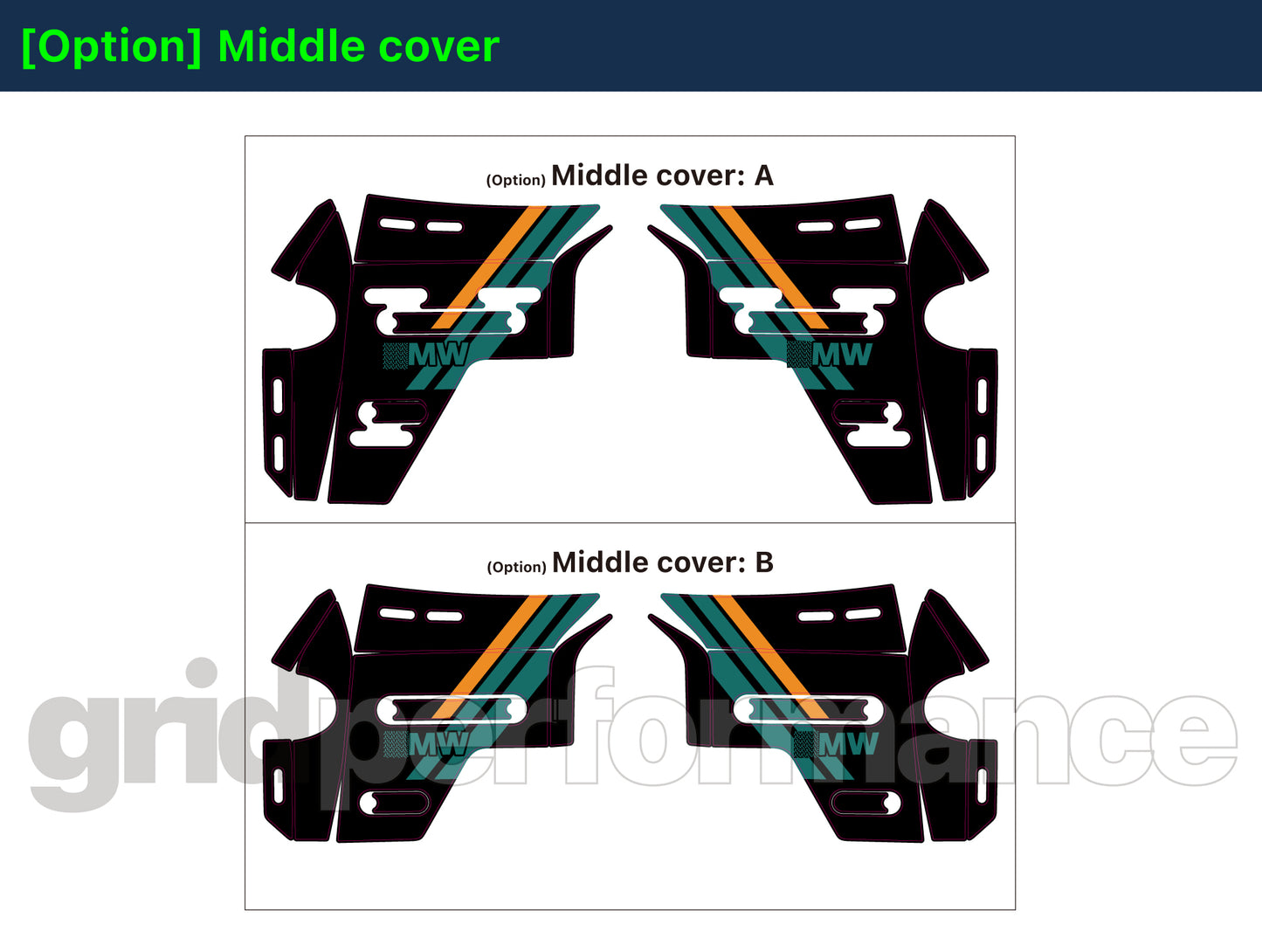 BMW R1300GS ADV Adventure Graphic Decal Sticker Kit (3-5.DSL)
