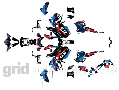 BMW R1300GS ADV Adventure Graphic Decal Sticker Kit (7-1.M)