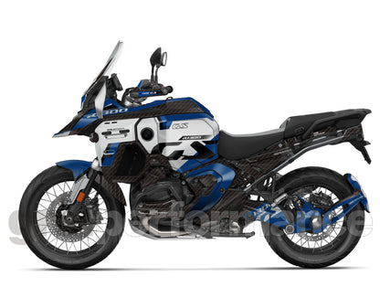 BMW R1300GS ADV Adventure Graphic Decal Sticker Kit (8-2.Original Look Blue)