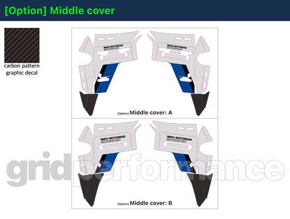 BMW R1300GS ADV Adventure Graphic Decal Sticker Kit (8-2.Original Look Blue)