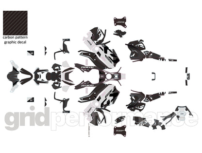 BMW R1300GS ADV Adventure Graphic Decal Sticker Kit (8-5.Original Look Gray)
