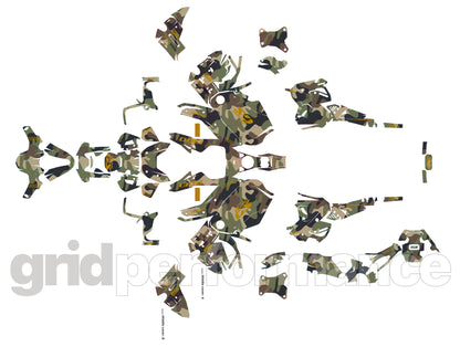 BMW R1300GS ADV Adventure Graphic Decal Sticker Kit (9-1.Camo)