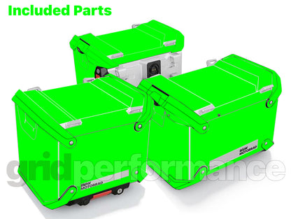 BMW R1300GS Adventure Aluminium Panniers Top Box  Decal Sticker Kit (6-2.OPTION 719)