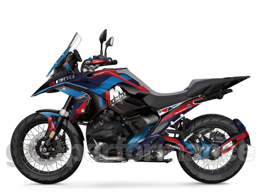 BMW R1300GS Custom Vinyl Graphic Decal Kit (1-1.M)