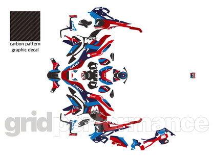 BMW R1300GS Custom Vinyl Graphic Decal Kit (1-4.M)