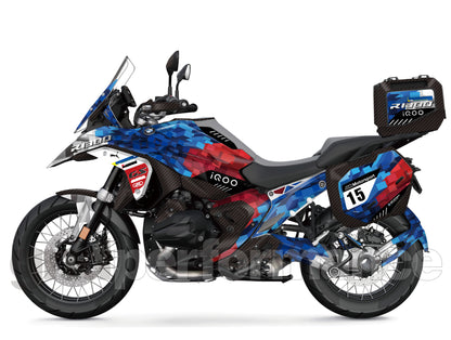 BMW R1300GS Graphic Full Decal Vinyl Kit (10-1.M Hybrid)