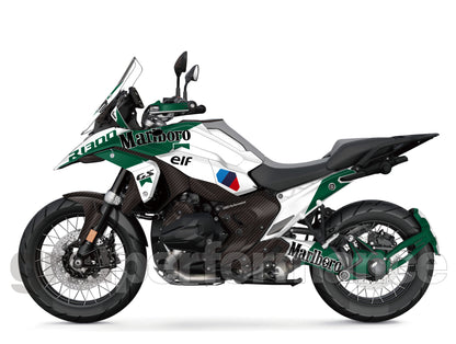BMW R1300GS Custom Vinyl Graphic Decal Kit (3-3.Marlbo Green)