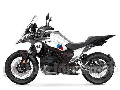 BMW R1300GS Custom Vinyl Graphic Decal Kit (3-5.Marlbo Gray)