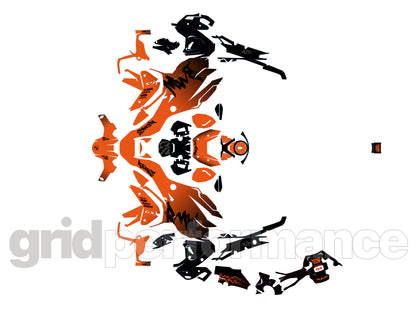 BMW R1300GS Graphic Full Decal Vinyl Kit (4-3)