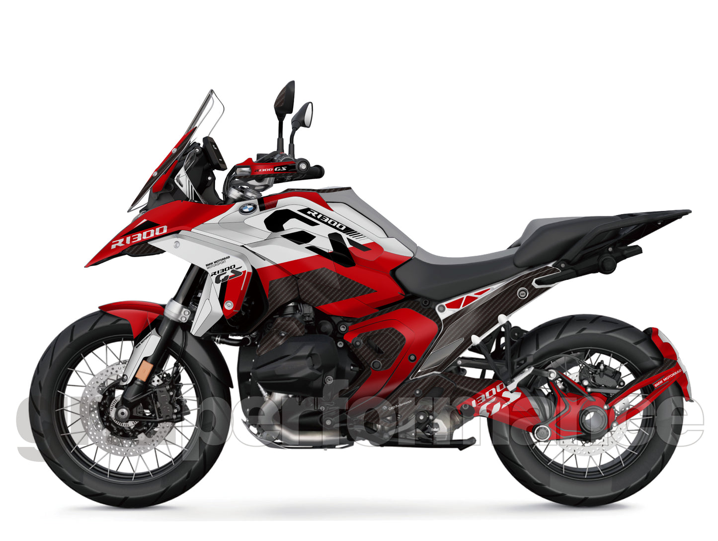 BMW R1300GS Graphic Full Decal Vinyl Kit (8-1)