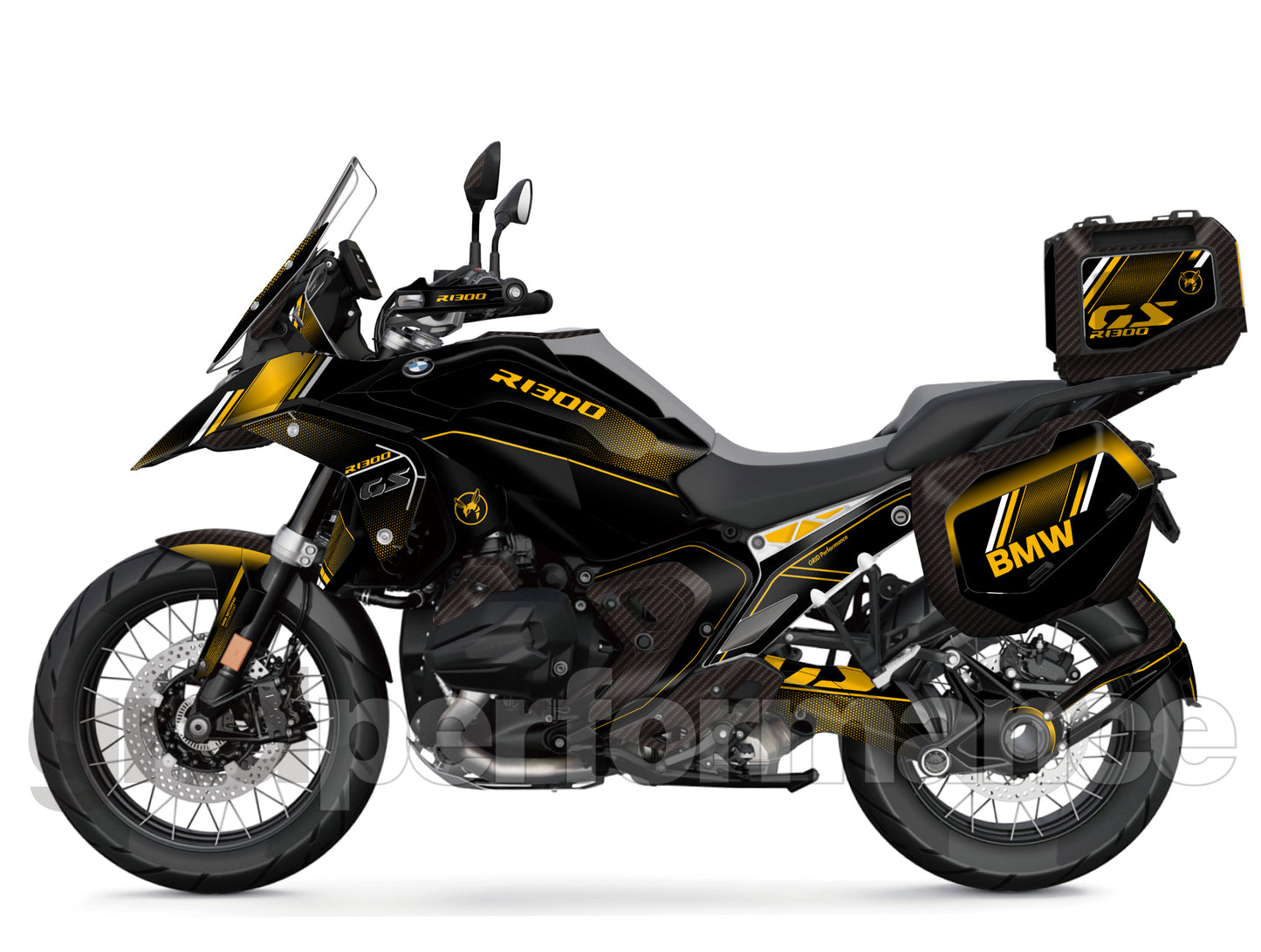 BMW R1300GS Graphic Full Decal Vinyl Kit (9-4.Bee)