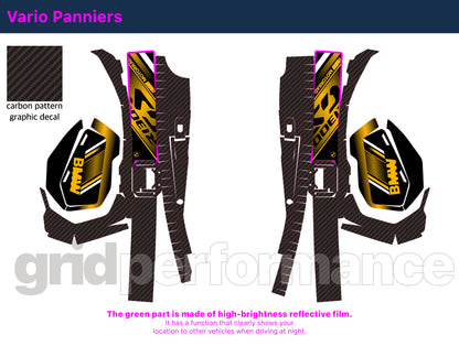 BMW R1300GS Graphic Full Decal Vinyl Kit (9-4.Bee)