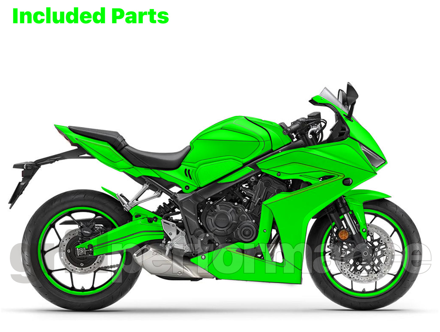 HONDA CBR650R Graphic Full Decal Sticker Kit (1-1.Motegi 5)