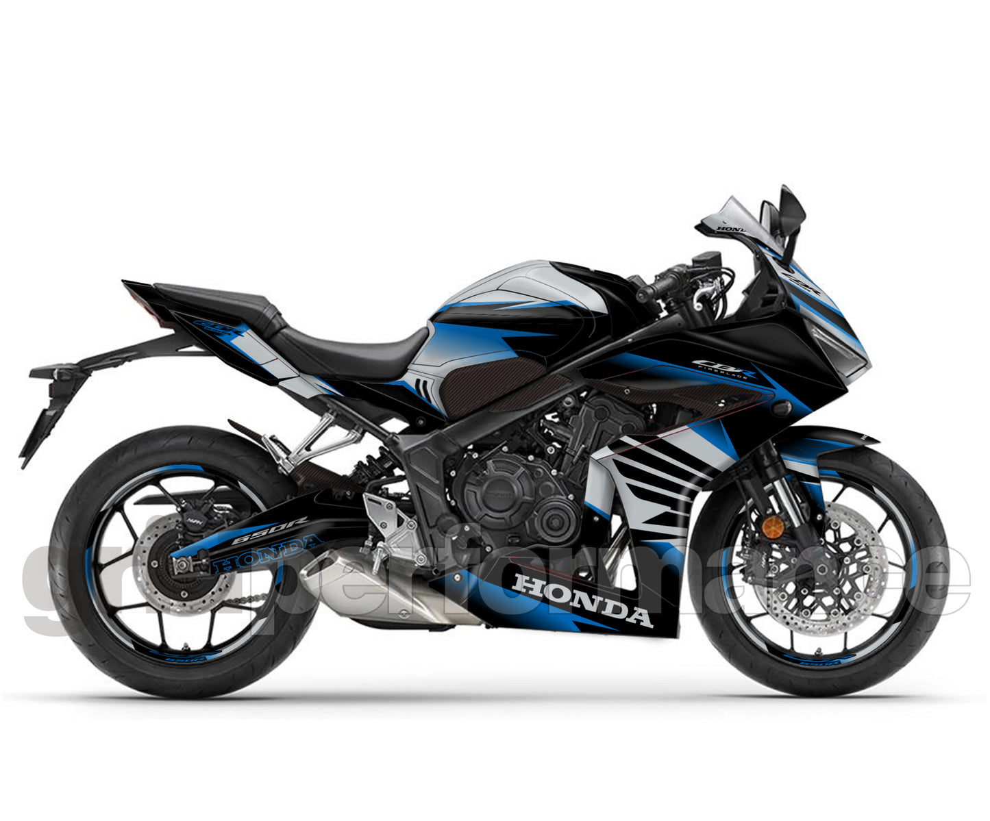 HONDA CBR650R Graphic Full Decal Sticker Kit (2-3)