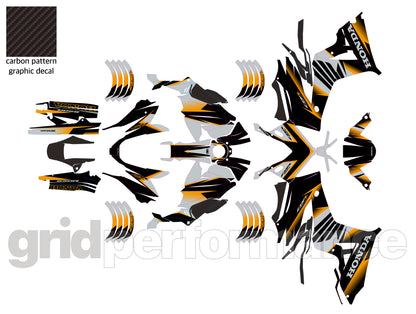 HONDA CBR650R Graphic Full Decal Sticker Kit (2-4)
