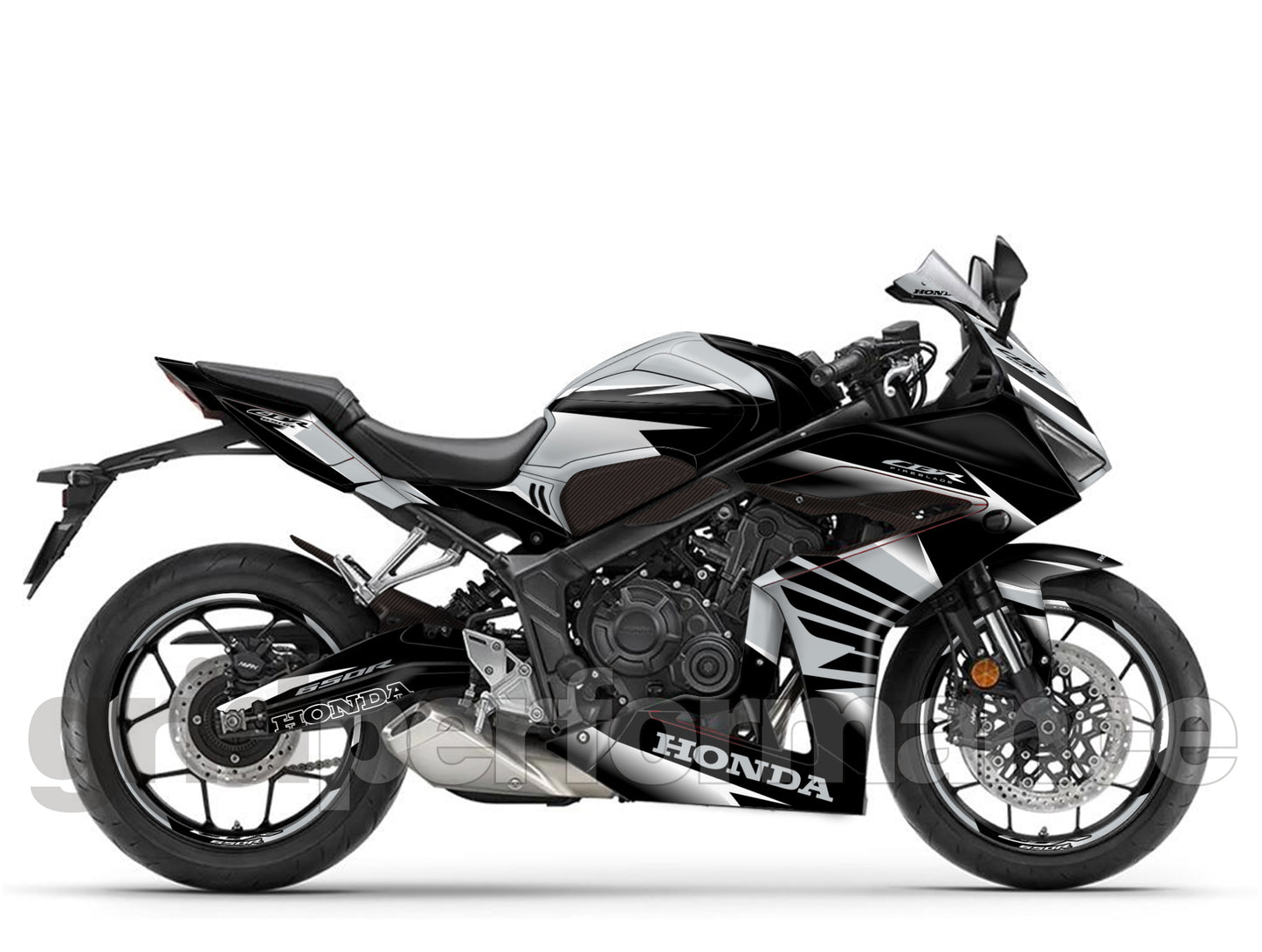HONDA CBR650R Graphic Full Decal Sticker Kit (2-5)