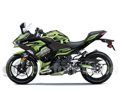 Kawasaki NINJA 500 Full Graphic Vinyl Decal Kit (1-1.MONSTER)