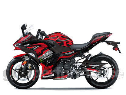 Kawasaki NINJA 500 Full Graphic Vinyl Decal Kit (1-2.MONSTER)
