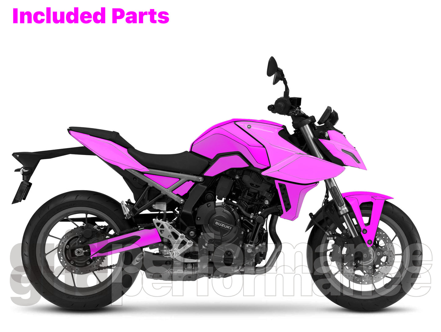 SUZUKI GSX-8S Custom Vinyl Graphic Full Decal Kit (10-3.Marlb)