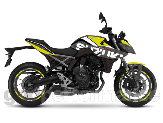 SUZUKI GSX-8S Custom Vinyl Graphic Decal Kit (8.Camo Gray)