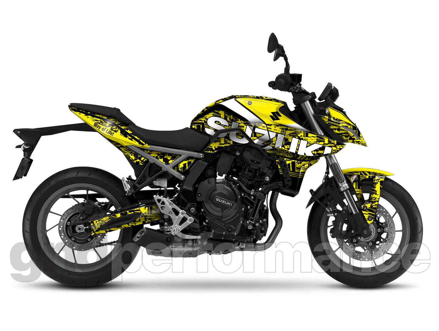 SUZUKI GSX-8S Custom Vinyl Graphic Decal Kit (9-0)