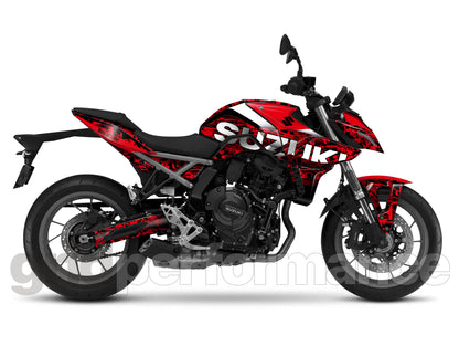 SUZUKI GSX-8S Custom Vinyl Graphic Decal Kit (9-2)