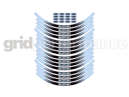 SUZUKI GSX-S1000 GX Wheel Reflective Decal (0-13)