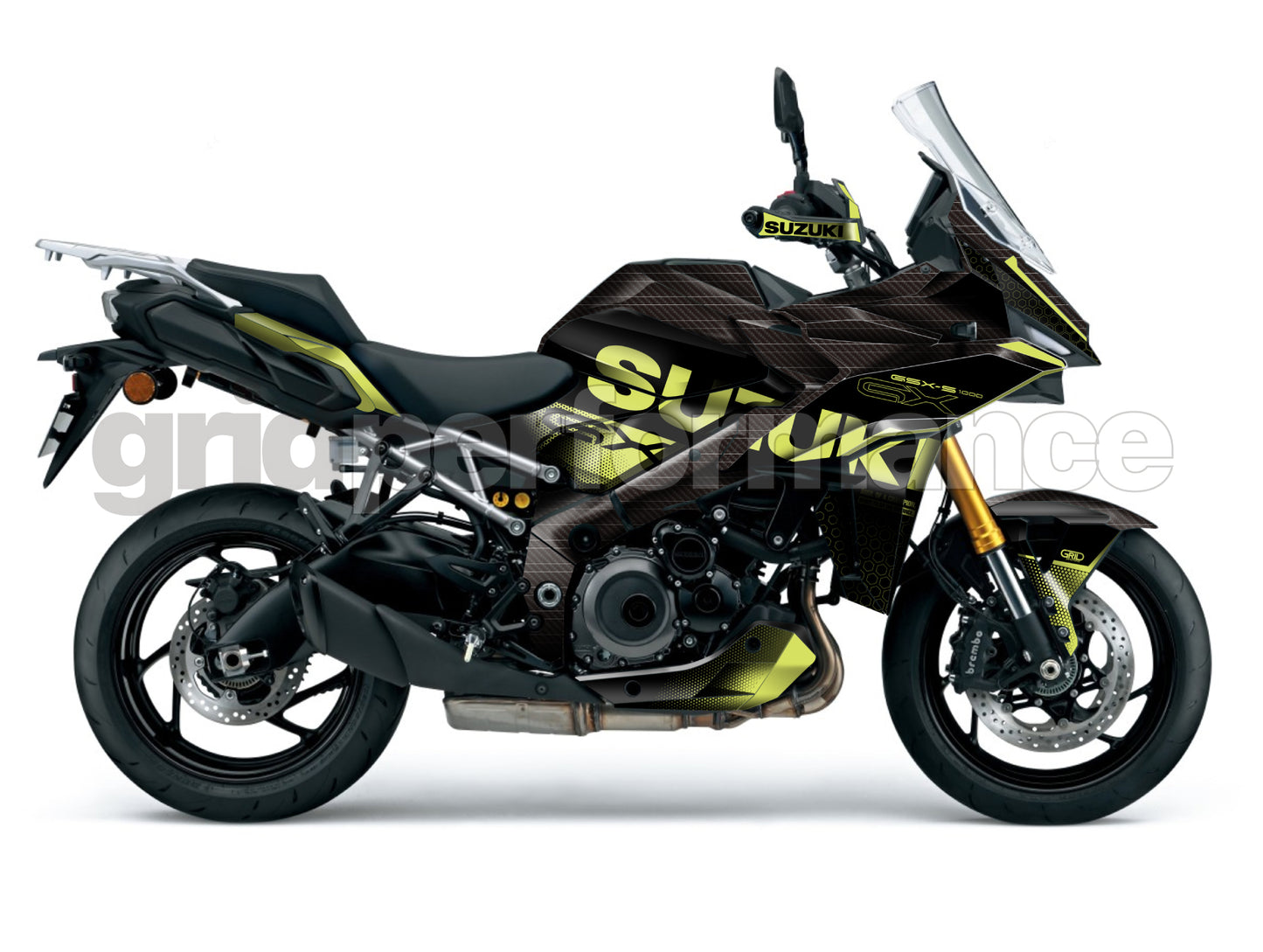SUZUKI GSX-S1000 GX Graphic Decal Sticker Kit (0-0.Carbon)