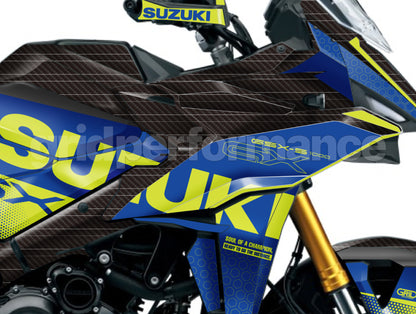 SUZUKI GSX-S1000 GX Graphic Decal Sticker Kit (0-10.Carbon)