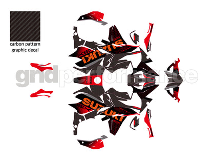 SUZUKI GSX-S1000 GX Graphic Decal Sticker Kit (0-12)